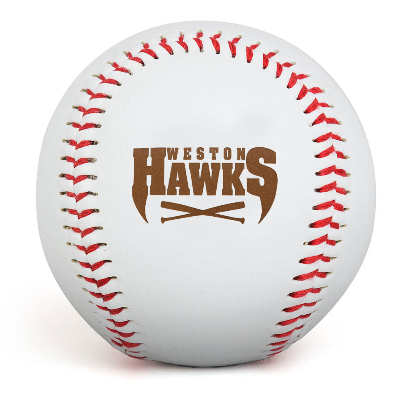 Engraved Baseball - Custom Logo - Personalization Image