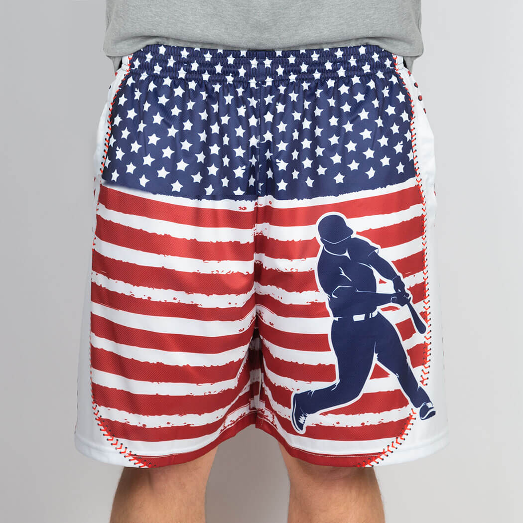 USA Baseball Shorts | ChalkTalkSPORTS