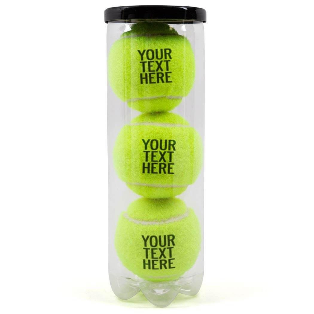 Birthday Tennis Ball ChalkTalkSPORTS Personalized Printed Tennis Ball Single or 3 Ball Can Birthday Tennis Ball ChalkTalkSPORTS Personalized Printed Tennis Ball Single or 3 Ball Can