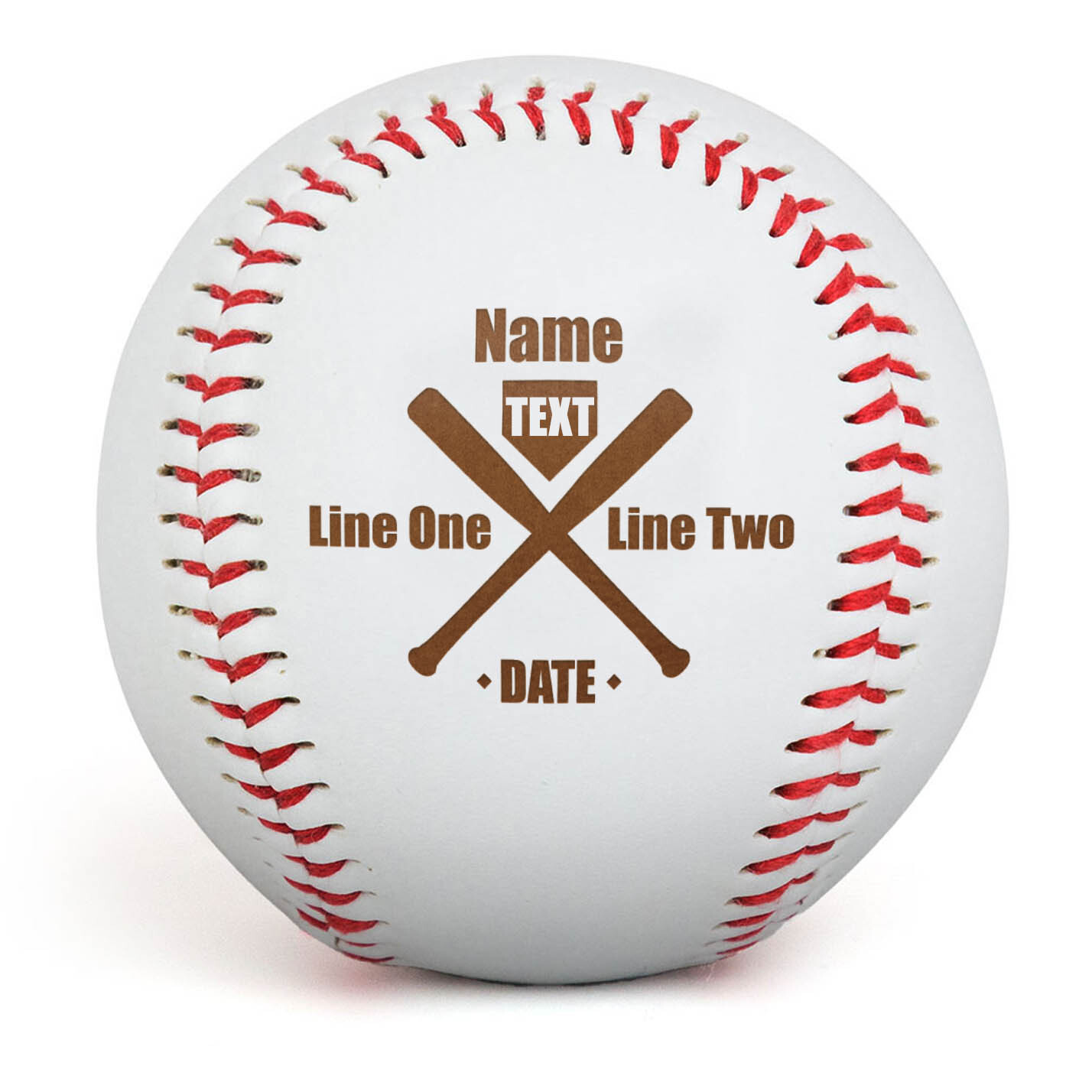 Engraved Baseball - Milestone Baseball - Personalization Image