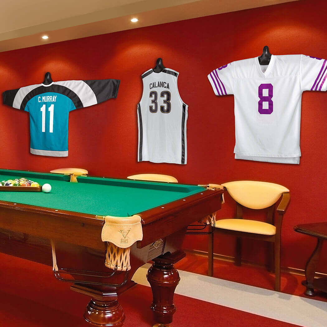 JerseyGenius® The Jersey and Shirt Wall Display Unit