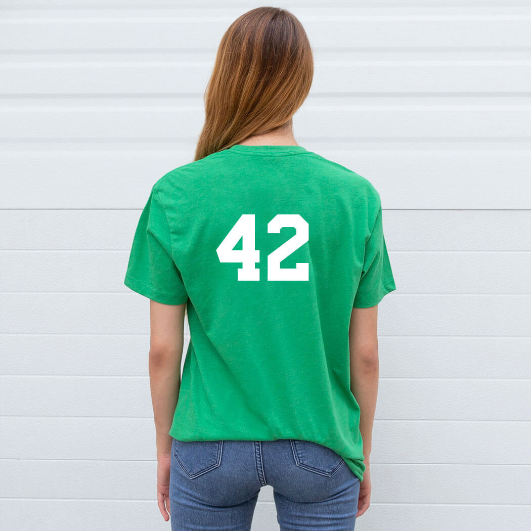 Softball Short Sleeve T-Shirt - Turkey Player - Personalization Image