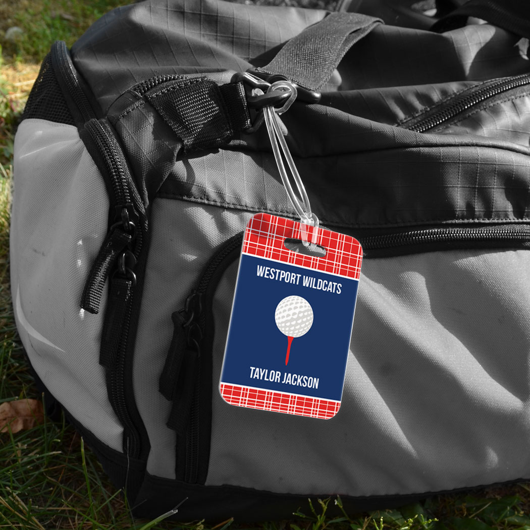 golf travel bag tag