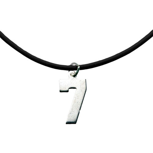 Sterling Jersey Number Necklace Chalktalksports - Sterling Silver Chain With Number Pendant Sterling Jersey Number Necklace Chalktalksports - Sterling Silver Chain With Number Pendant