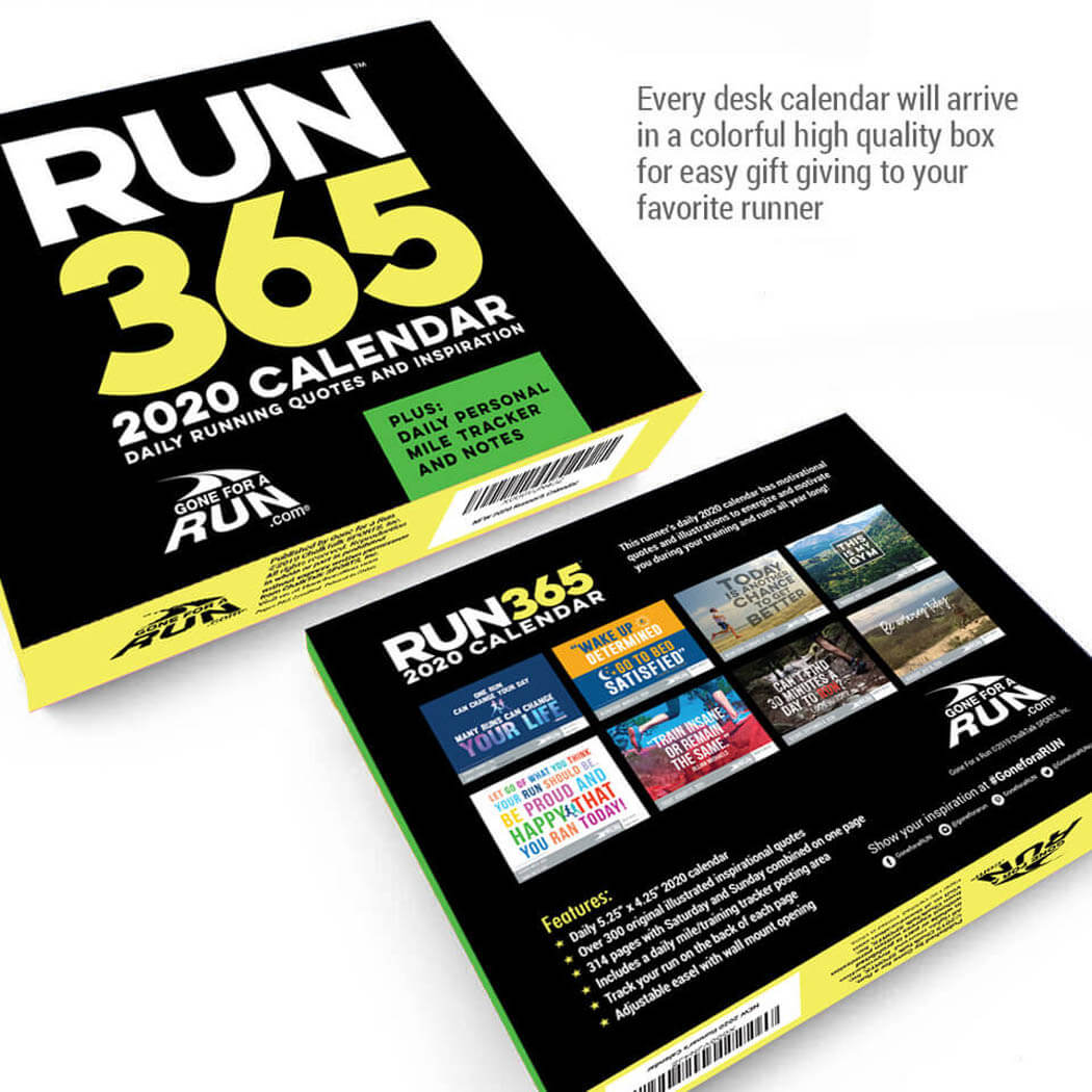 365 Day Running Calendar Box 365 Day Running Calendar Box