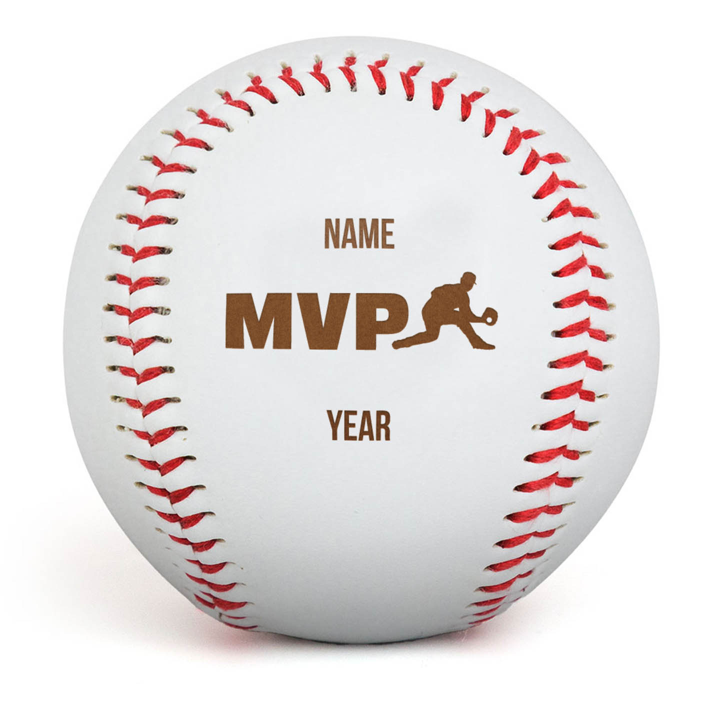 Engraved Baseball - MVP Ball - Personalization Image