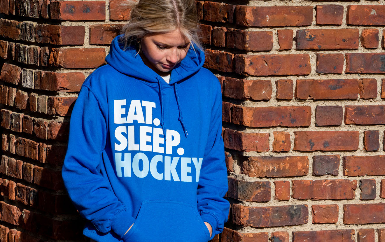 Shop Hockey Girl Hooded Sweatshirts