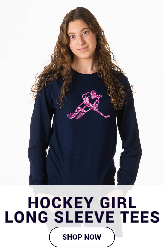 Shop Hockey Girl Long Sleeve Tees
