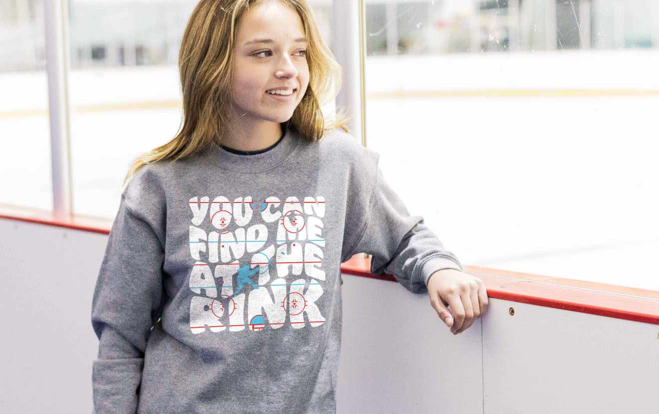 Shop Our Hockey Crewneck Sweatshirts