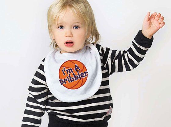 I'm A Dribbler Basketball Bib