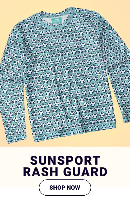 Shop Soccer SunSport Rash Guards!
