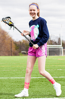 Shop Lula Lacrosse Dog with Stick Long Sleeve Tee