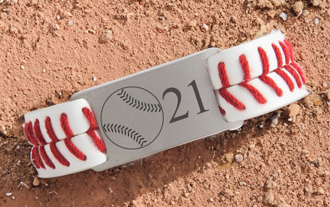 Shop Our Baseball Leather Bracelets