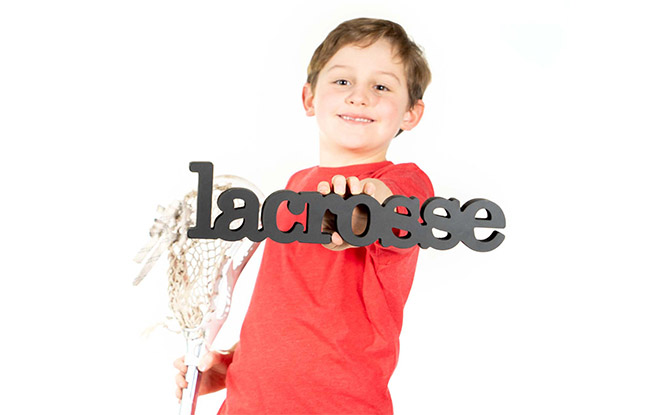 Shop Lacrosse Wood Words