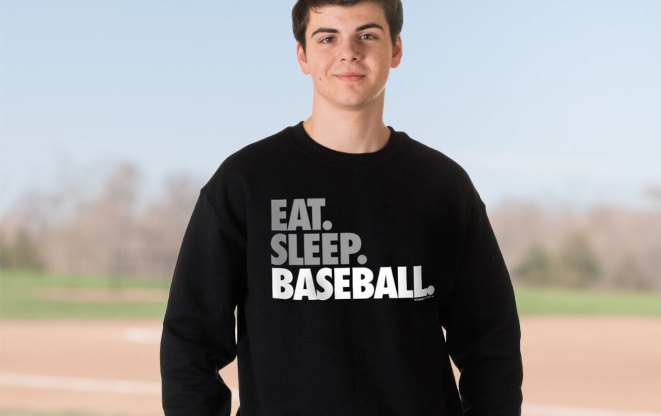 Shop Our Baseball Crewneck Sweatshirts