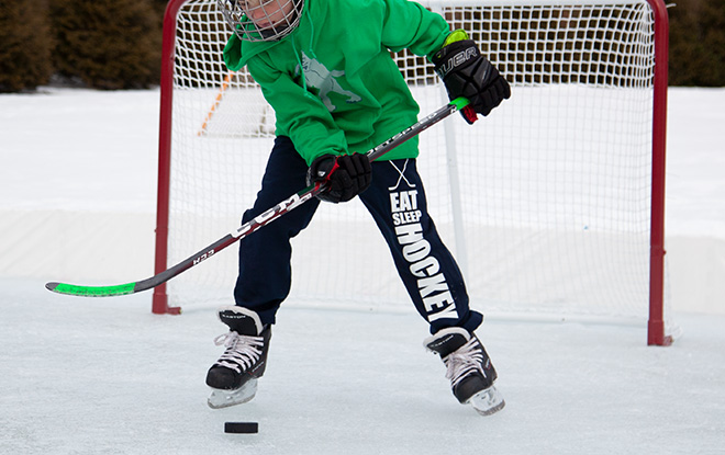 Shop Eat Sleep Hockey Sweatpants