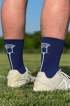 Shop Guys Lacrosse Single Stick Mid-Calf Socks