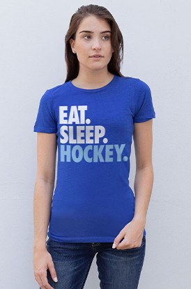 Eat Sleep Hockey Lifestyle Image