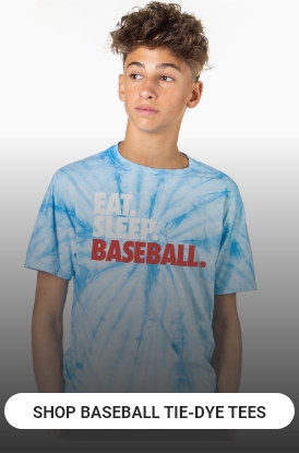 Shop Baseball Tie-Dye Tees