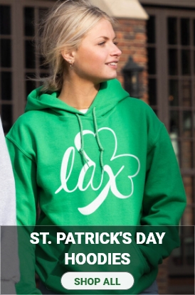 Shop Our St. Patrick's Day Girls Lacrosse Hoodies