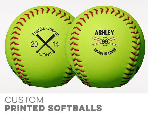 Custom Softballs Custom Softballs