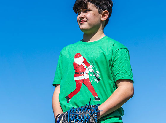 Shop Baseball Santa Tee