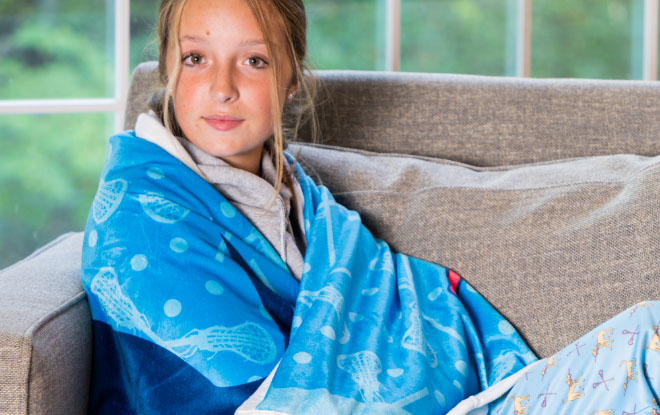 Shop Our Girls Lacrosse Blankets