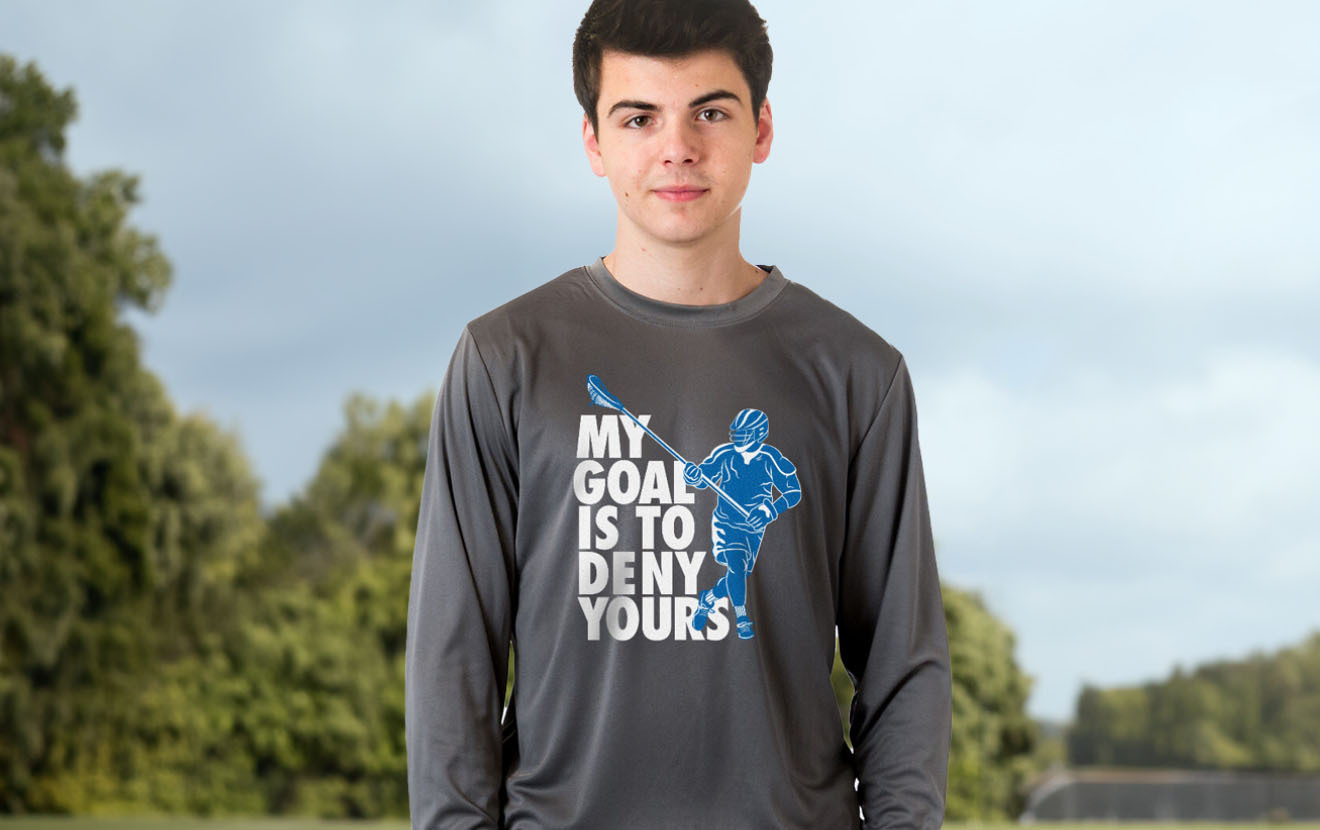 Shop Our Lacrosse Long Sleeve Performance Tees