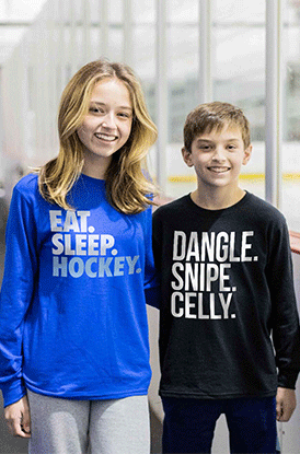 Shop Our Hockey Long Sleeve Tees