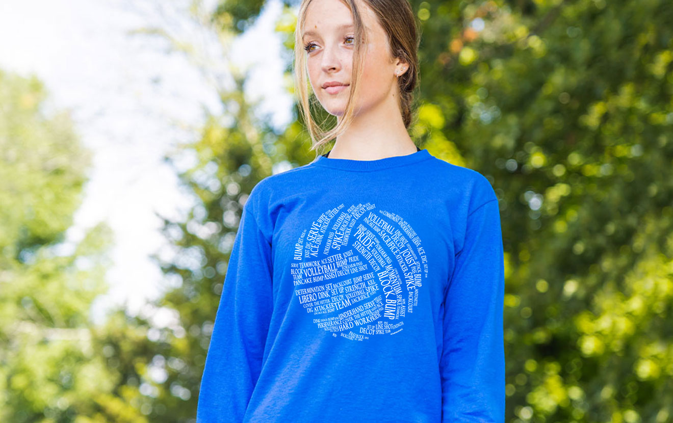 Shop Volleyball Long Sleeve Tees