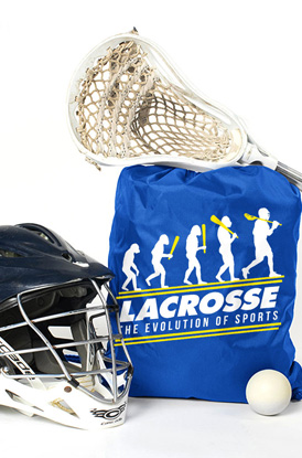 Shop Evolution of Lacrosse Drawstring Backpack