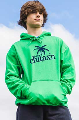 Shop Lacrosse Chillax'n Hooded Sweatshirt