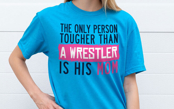 Shop Our Wrestling Mom Tees