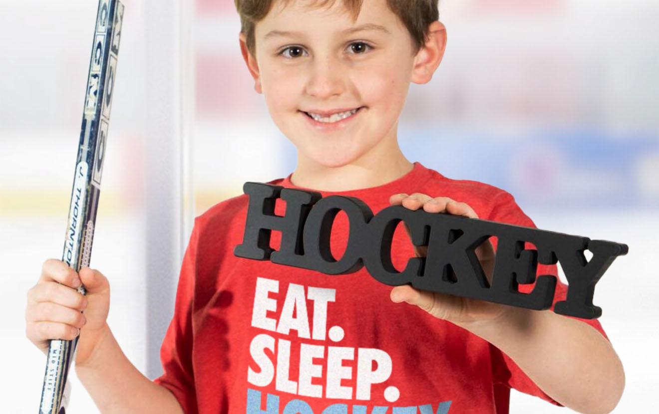Shop Our Hockey Wood Words