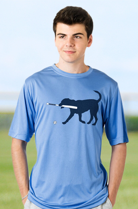 Shop Navy Baseball Dog Performance Tee