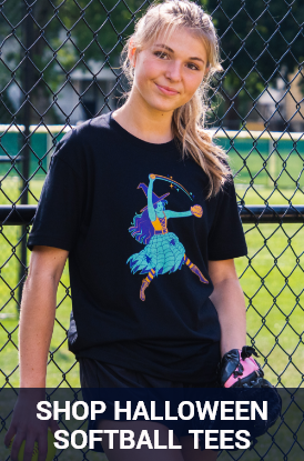 Shop Our Halloween Softball Tees