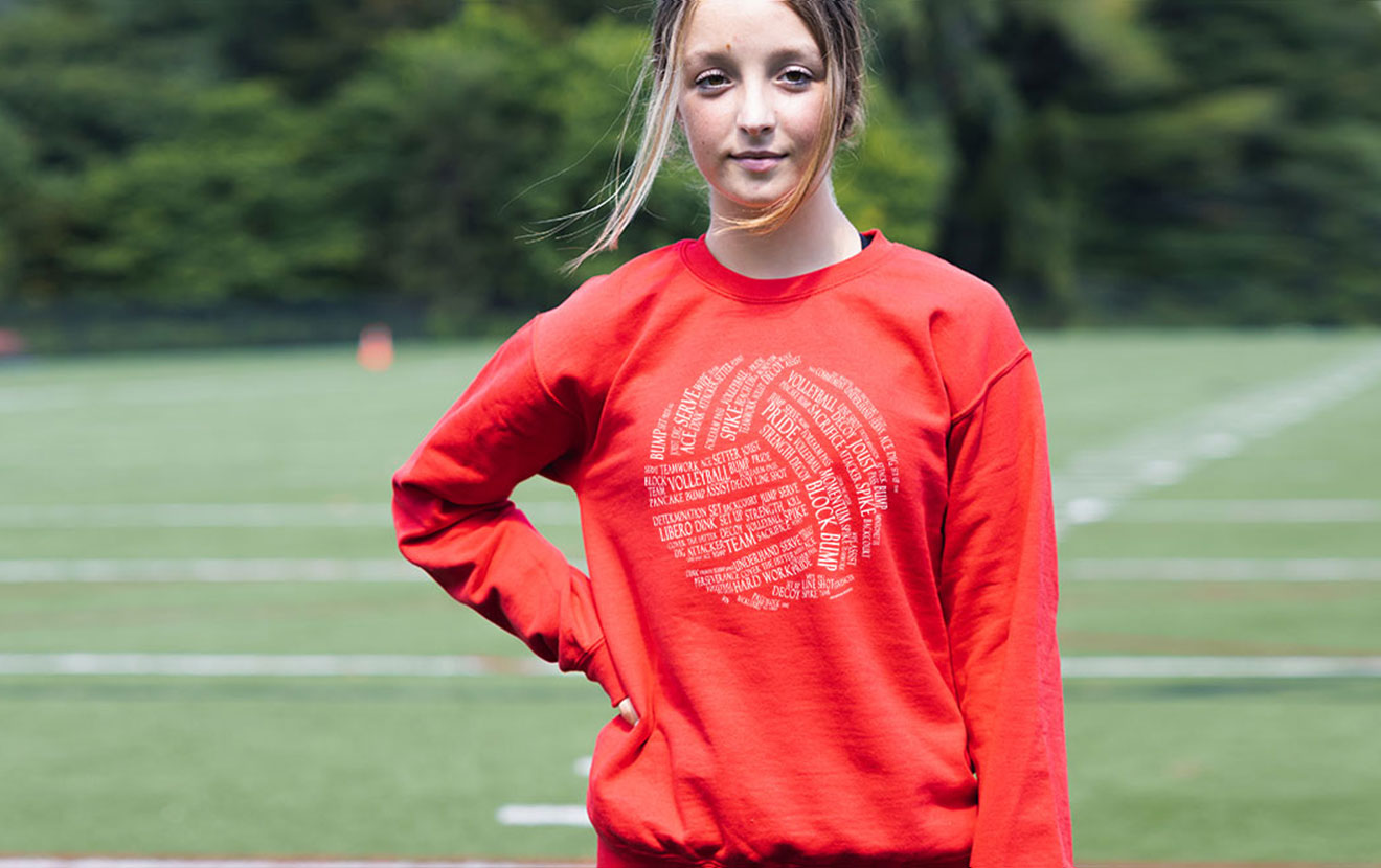 Shop Volleyball Crewnecks