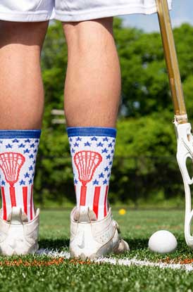 Shop Guys lacrosse Mid-calf Socks