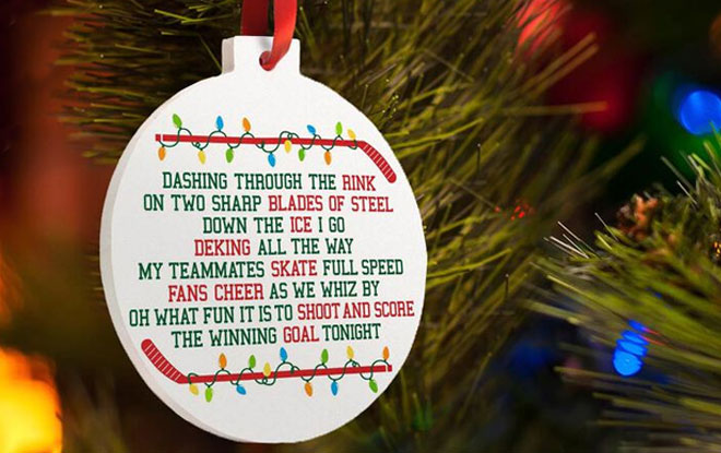 Shop Our Hockey Ornaments