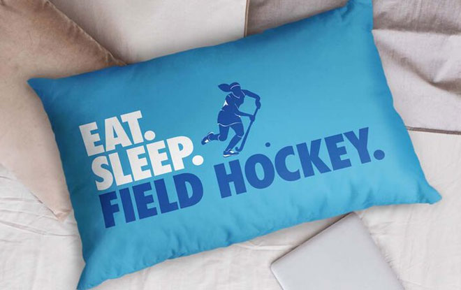 Field Hockey Pillowcase