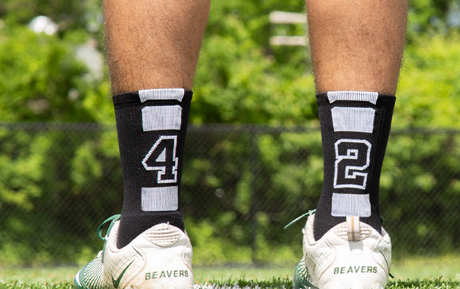 Shop Soccer Team Number Socks