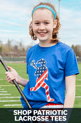 Shop Our Patriotic Girls Lacrosse Tees