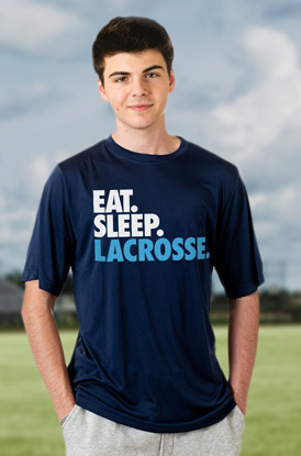 Shop Our Lacrosse Short Sleeve Performance Tees