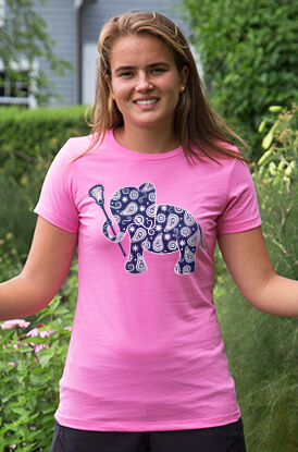 Lax Elephant Fitted T-Shirt