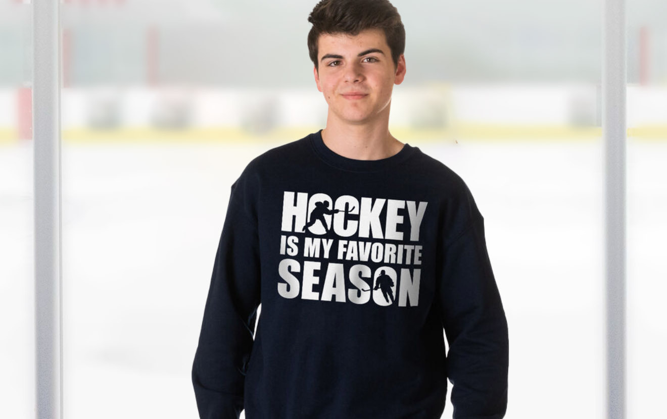 Shop Our Hockey Crewneck Sweatshirts