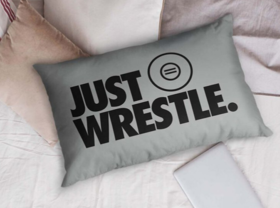 Just Wrestle Pillowcase