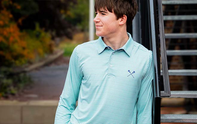 Shop Our Long Sleeve Lacrosse Polos