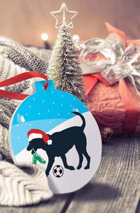 Shop Soccer Dog Ornament