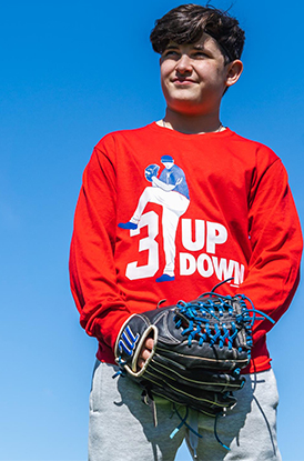 Shop Long Sleeve Baseball Tee 3 Up 3 Down