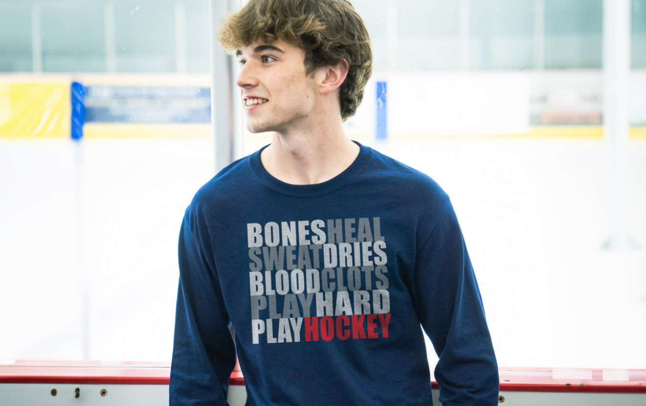 Shop Hockey Long Sleeve Shirts